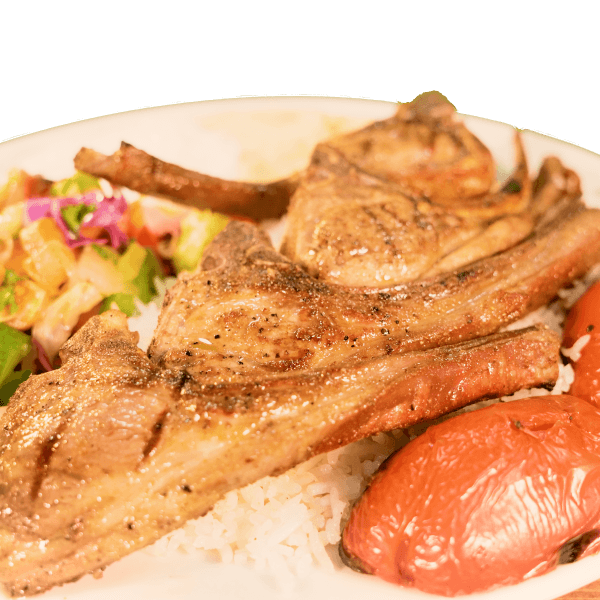 Lamb chops plate